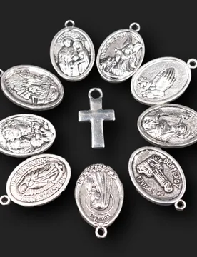 Pcs Mix Virgin Mary/Saint Michael/Holy Father/Holy Child/Holy Heart/Pontiff Pendant DIY Charms Christian Jewelry Crafts Making - Aliexpress - FashionsVida