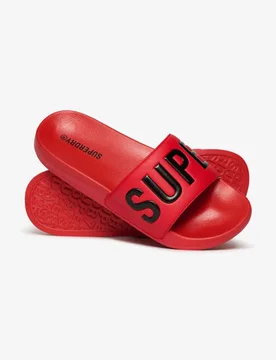 Superdry Men's Core Badesandalen mit Grafik Rot - Größe: 6-7 - 29.99 - FashionsVida