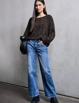 Street One Leo Raglan Bluse mit Tape female Braun - Street One Studio - FashionsVida