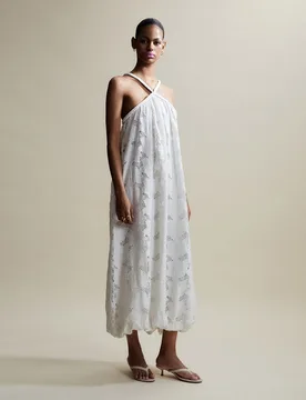 Sfera - Vestido trenza flores - Sfera - FashionsVida
