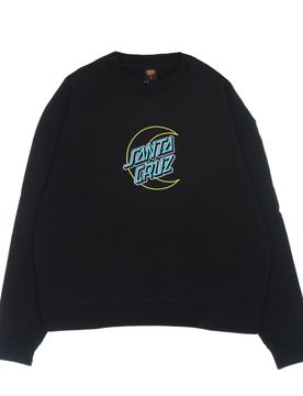 Felpa Girocollo Donna Empty Moon Dot Crew Black
