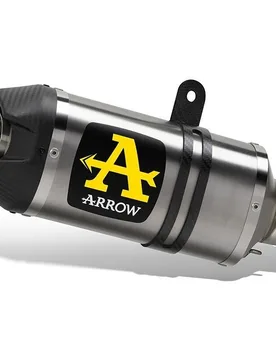 Terminale di Scarico Indy Race alluminio Dark con fond taglia un - Arrow - FashionsVida