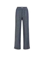 Pantaloni Marlene FARINA blu 38 (kurz)