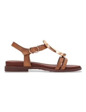 Para mujer. HV264765 Sandalias Bali (36), Piel, Plano, 1 a 3cm, Hebilla, Casual