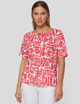 Blusen-Shirt la dolce vita - Koralle - female - Size: 48