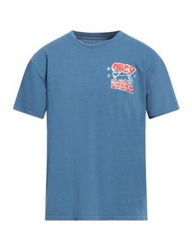 T-shirts Herren Blaugrau S Herren