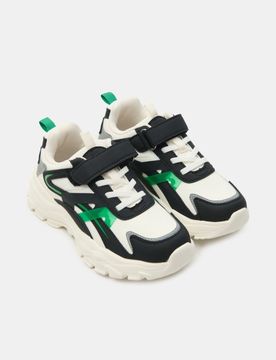 Sneaker a suola spessa - multicolor