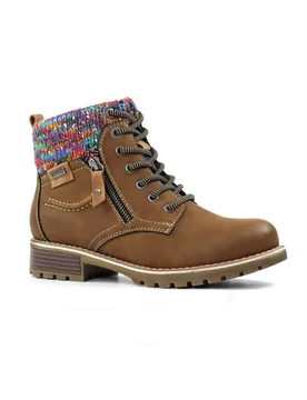 Tabasco Womens Waterproof Knit Cuff Fashion Boot - - Size: 6 - Lunar - FashionsVida