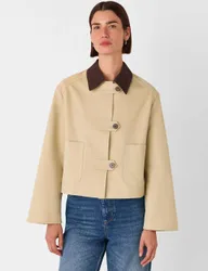 Cotton Rich Utility Jacket Beige female