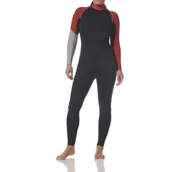 Combinaison Néoprène à Manches Longues Avec Fermeture éclair Dans Le Dos Performance 3 Mm Black / Sunshine XL