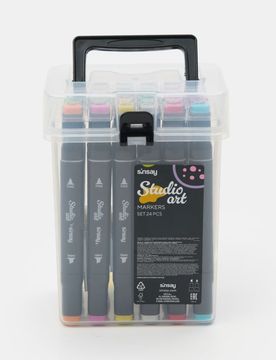 Set di pennarelli doppi 24 pack - multicolor
