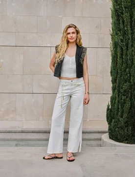 Chaleco de mujer lentejuelas - Green Coast - FashionsVida