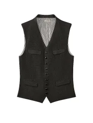 Gilet traditionnel PIUS gris 50