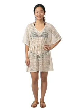 Robe Courte à Manches Courtes Maya Calf Birch M