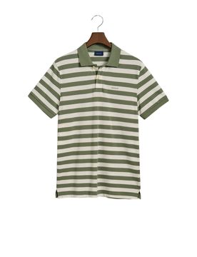 GANT Camiseta verde / offwhite