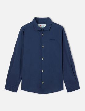 Camicia chemise ice jr bambino navy blue