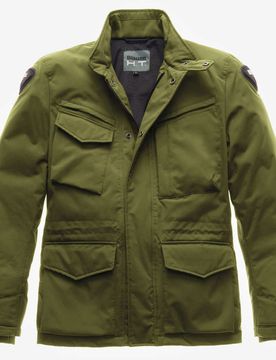 Giacca Moto HT Ethan Winter CE Verde taglia S