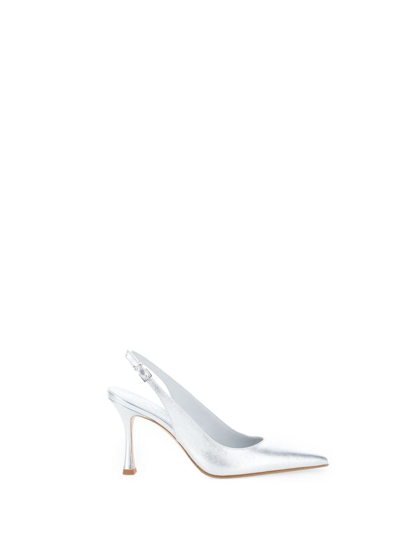 Décolleté slingback pelle ARGENTO 36