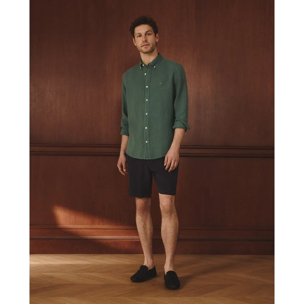 Bermuda de lino de hombre con cordón - Lloyd's - FashionsVida