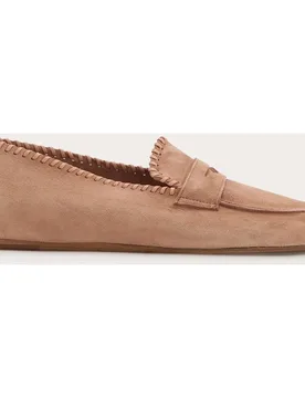 Mocasines planos de ante - Pantanetti - FashionsVida