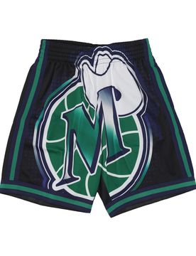 Pantaloncino Basket Uomo Nba Big Face 7.0 Fashion Short Dalmav Black