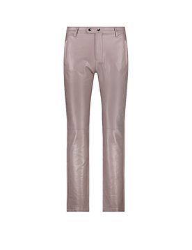 Pantalón de negocios con efecto piel camel 38
