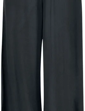 Stoffhose - Ladies Wide Leg Viscose Pants - XS bis 4XL - für Damen - Größe XXL - schwarz - Frauen - female - Urban classics - FashionsVida