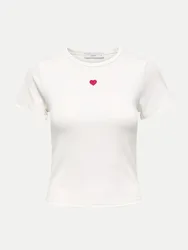 Only T-Shirt Weiß S