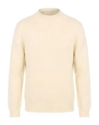 Rollkragenpullover Herren Cremeweiß XL Herren
