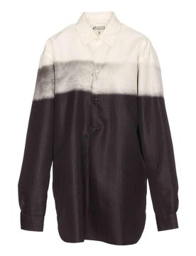 Camicia gessata trompe loeil
