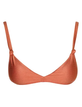 Top bikini da donna Beachside Bohemia Fixed marrone M - Roxy - FashionsVida