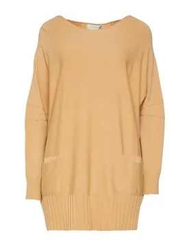 Pullover Damen Kamel ONESIZE Damen - HAVEONE - FashionsVida