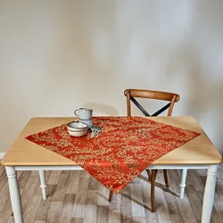 Mitteldecke "Blätterranken" 85 x 85 cm