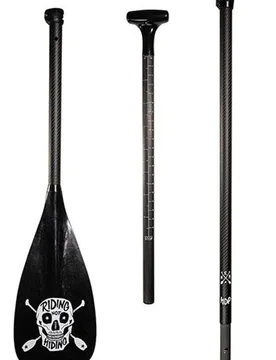 Carbon Nylon 3pc Paddle For SUP - Riding Not Hiding - FashionsVida