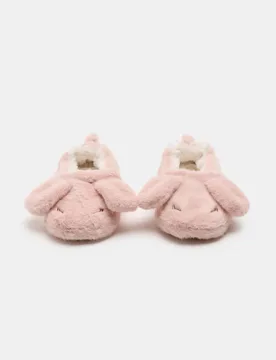 Kids' Bunny Slippers (4 Small - 2 Large) Pink Female - M&S - FashionsVida