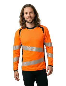 Sweat-shirt Accelerate Safe 19084 Hi-Vis Orange / Dark Navy 3XL - MASCOT - FashionsVida