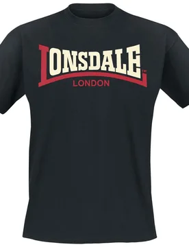 T-Shirt - Two Tone - M bis 3XL - für Männer - Größe 3XL - schwarz - Männer - male - Lonsdale London - FashionsVida