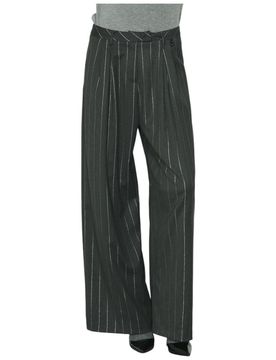 Pantaloni vita alta grigio gessato lurex KRIZIA_A RDA2407617054