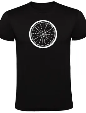 T-shirt à Manches Courtes Wheel - Kruskis - FashionsVida