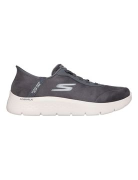 Scarpe da camminata grigie Slip-Ins Go Walk Flex Smooth Motion 40