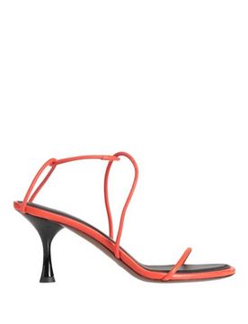 Sandalias Mujer Rojo tomate 37 Mujer