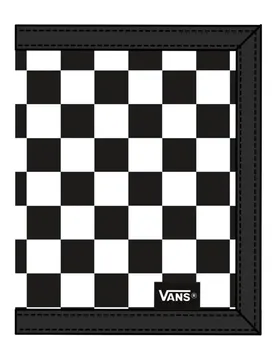 Portefeuille Slipped Black / White Check One Size Homme