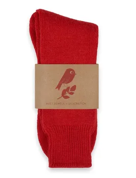 Matt Sewell Hiking Socks - Red - Silverstick + Matt Sewell - FashionsVida
