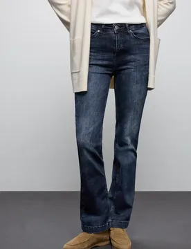 Bootcut Jeans female Blau - Street One - FashionsVida
