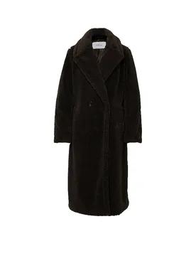 Cappotto in pelliccia sintetica beige S - Comma - FashionsVida