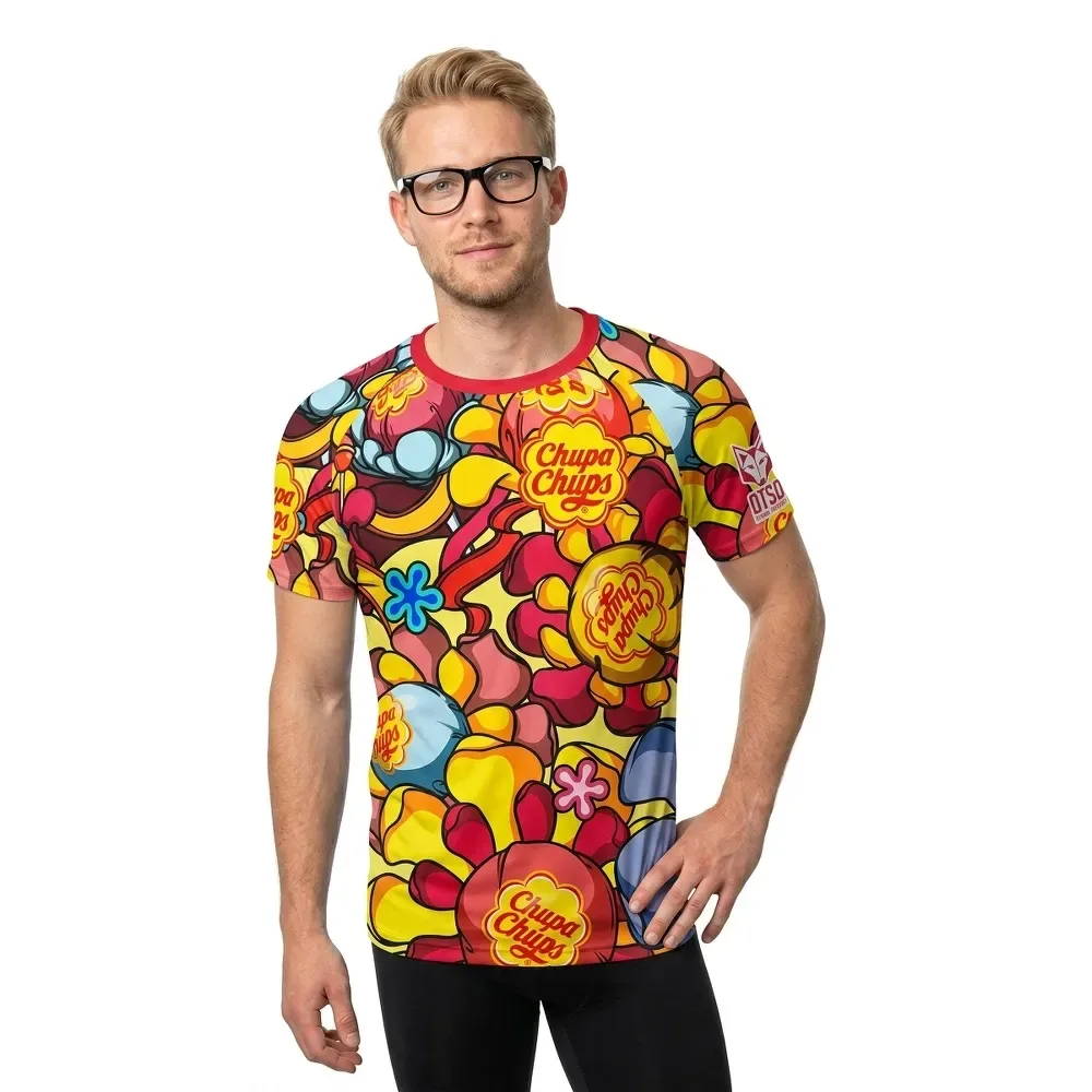 Maglietta A Maniche Corte Chupa Chups Flower Multicolour M - OTSO - FashionsVida