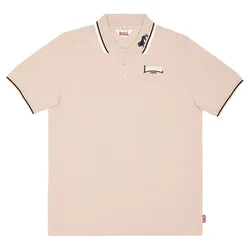 Polo à Manches Courtes Lion Sand / Black / White M