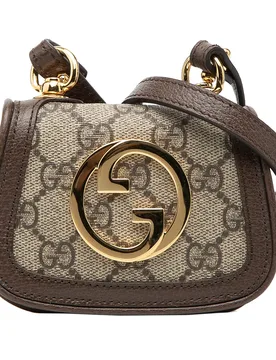 GG Supreme Blondie Card Case on Strap - Gucci - FashionsVida