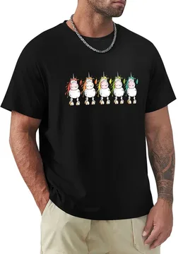 Funny Rainbow Unicorns T-Shirt Casual Daily Graphic Tee - Aliexpress - FashionsVida