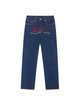 Crystal Running Dog Denim Pant
